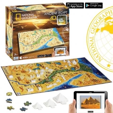 Staroveký Egypt 4D puzzle